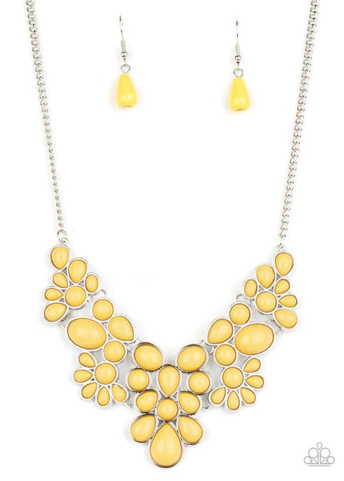 Bohemian Banquet - Yellow - Paparazzi Necklace Image
