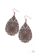 Load image into Gallery viewer, Napa Valley Vintage - Copper - Paparazzi Earring Image
