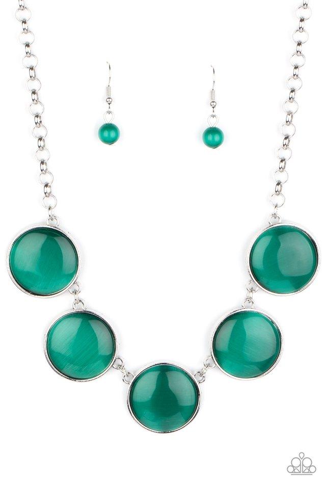 Ethereal Escape - Green - Paparazzi Necklace Image