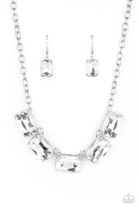 Deep Freeze Diva - White - Paparazzi Necklace Image