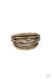 Get a Move on! - Brass - Paparazzi Ring Image
