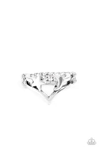 Charmingly Celestial - Silver - Paparazzi Ring Image