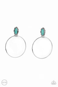 At Long LASSO - Blue - Paparazzi Earring Image