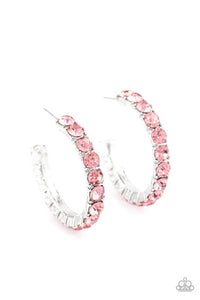 CLASSY is in Session - Pink - Paparazzi Earring Image