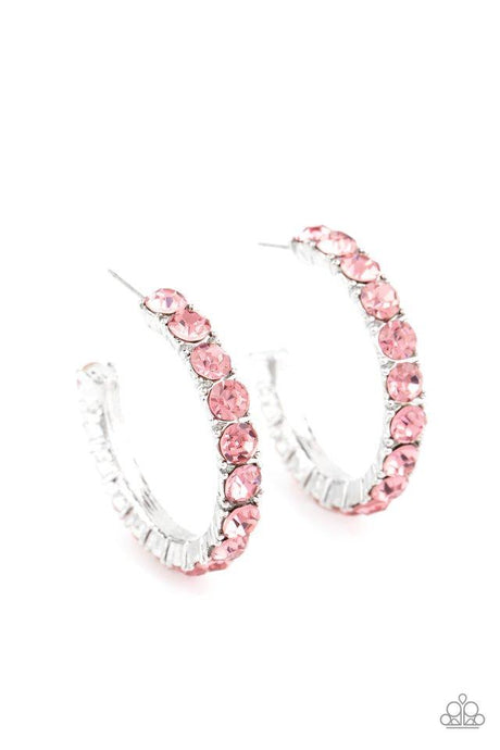 CLASSY is in Session - Pink - Paparazzi Earring Image
