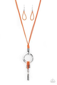 Tranquil Artisan - Orange - Paparazzi Necklace Image