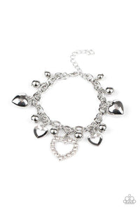 Beautifully Big-Hearted - Paparazzi Bracelet Image