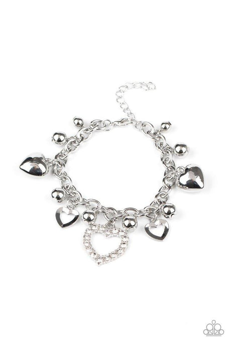 Beautifully Big-Hearted - Paparazzi Bracelet Image