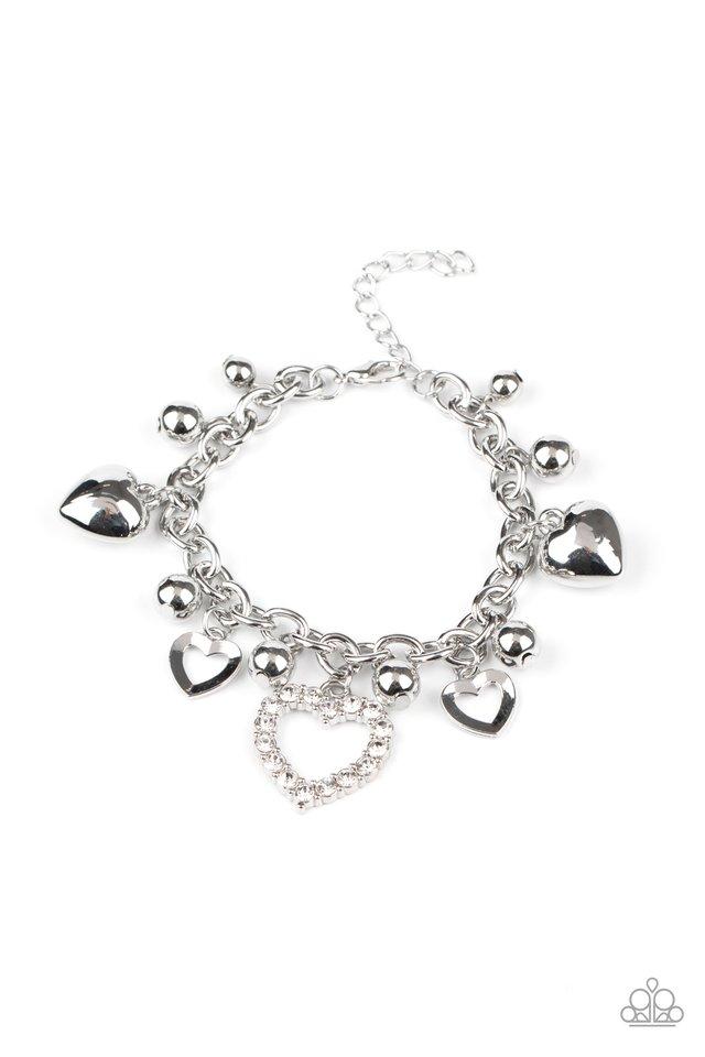 Beautifully Big-Hearted - Paparazzi Bracelet Image