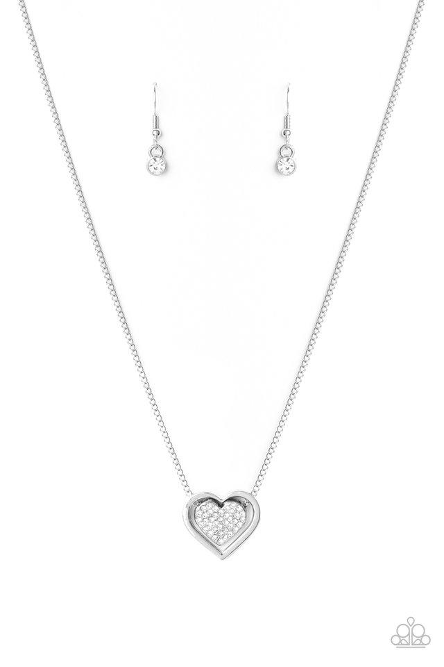 Game, Set, MATCHMAKER - White - Paparazzi Necklace Image