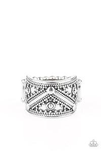 Primal Patterns - Silver - Paparazzi Ring Image