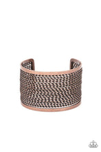 Load image into Gallery viewer, Stacked Sensation - Copper - Paparazzi Bracelet Image
