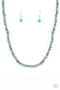 ZEN You Least Expect It - Blue - Paparazzi Necklace Image