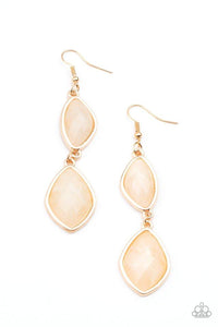 The Oracle Has Spoken - Gold - Paparazzi Earring Image