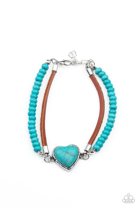 Charmingly Country - Blue - Paparazzi Bracelet Image
