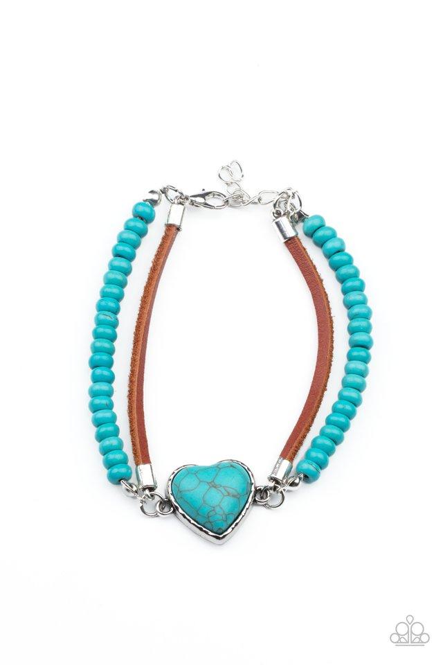 Charmingly Country - Blue - Paparazzi Bracelet Image
