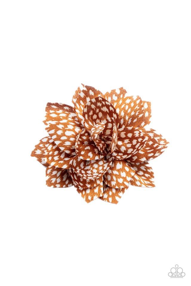 ​Deep In The Jungle - Brown - Paparazzi Hair Accessories Image