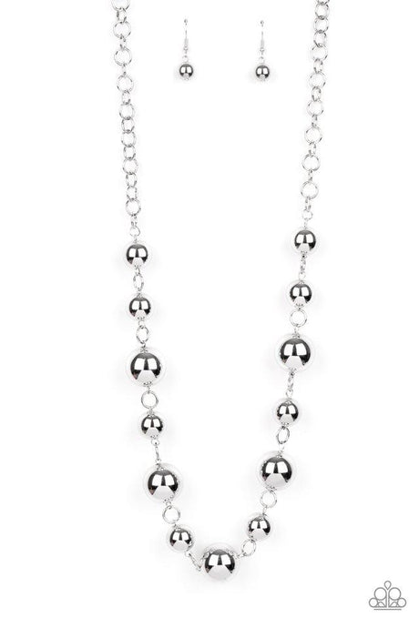 Commanding Composure - Silver - Paparazzi Necklace Image