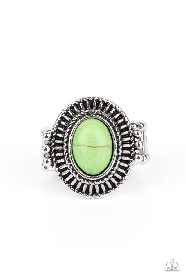 BADLANDS To The Bone - Green - Paparazzi Ring Image