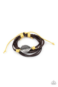 FROND and Center - Yellow - Paparazzi Bracelet Image