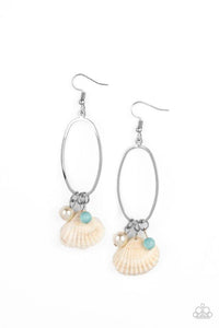 ​This Too SHELL Pass - Blue - Paparazzi Earring Image