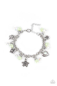 Retreat into Romance - Green - Paparazzi Bracelet Image