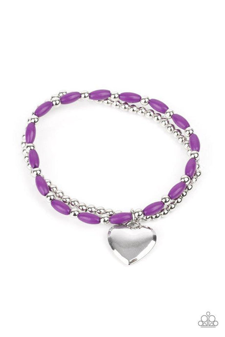 Candy Gram - Purple - Paparazzi Bracelet Image