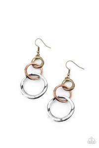 Harmoniously Handcrafted - Multi - Paparazzi Earring Image