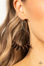 Load image into Gallery viewer, Surf Camp - Brown Earrings
